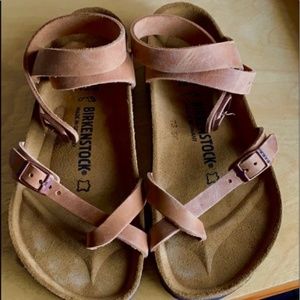 Birkenstock Yara RARE Antique brown 39R
